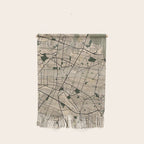 Guadalajara City Map of Jalisco, Mexico - Vintage Wall Hanging Gallery Image 1