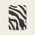 Vintage Retro Abstract Black Bath Mat Gallery Image 1