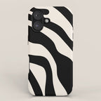 Vintage Retro Abstract Black iPhone Case Gallery Image 1