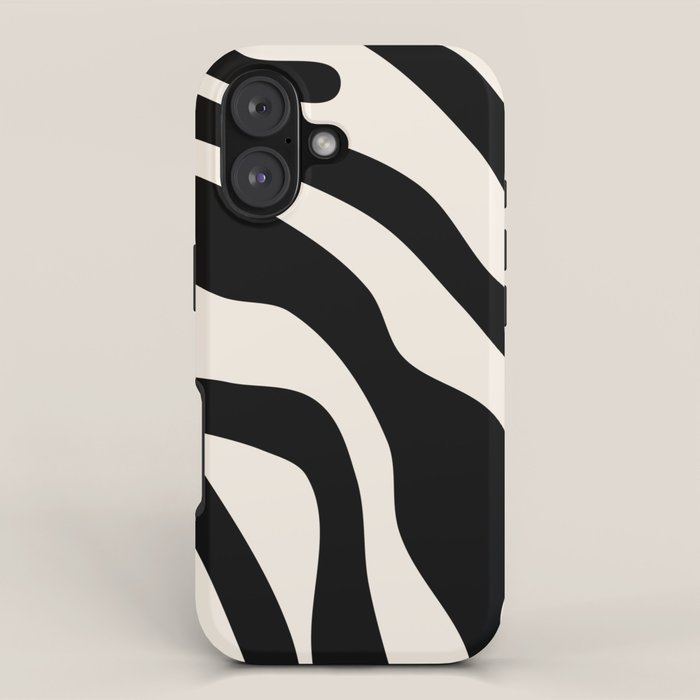Vintage Retro Abstract Black iPhone Case Gallery Image 1