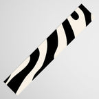 Vintage Retro Abstract Black Table Runner Gallery Image 3