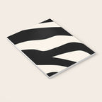 Vintage Retro Abstract Black Notebook Gallery Image 3