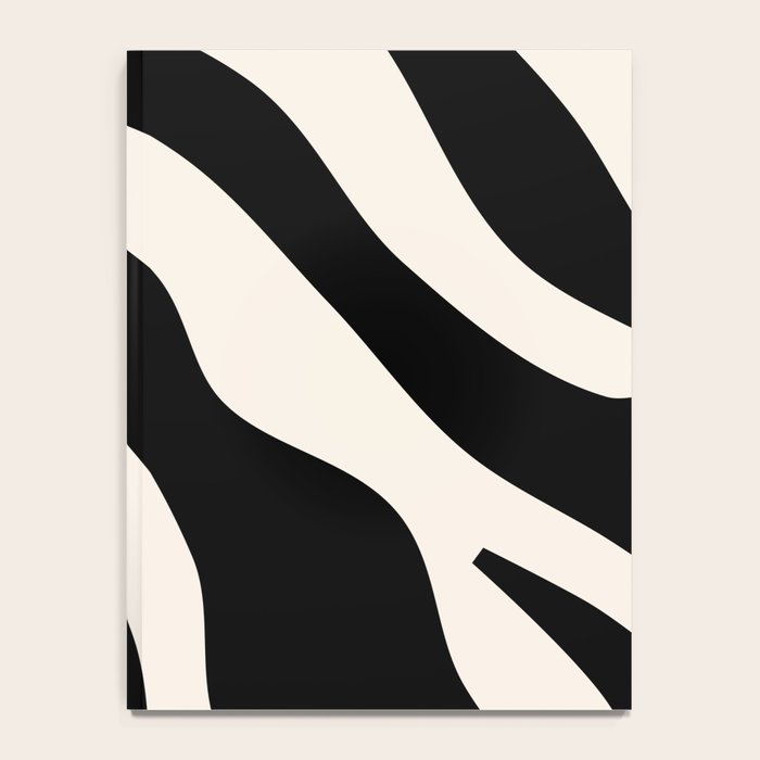 Vintage Retro Abstract Black Notebook Gallery Image 4