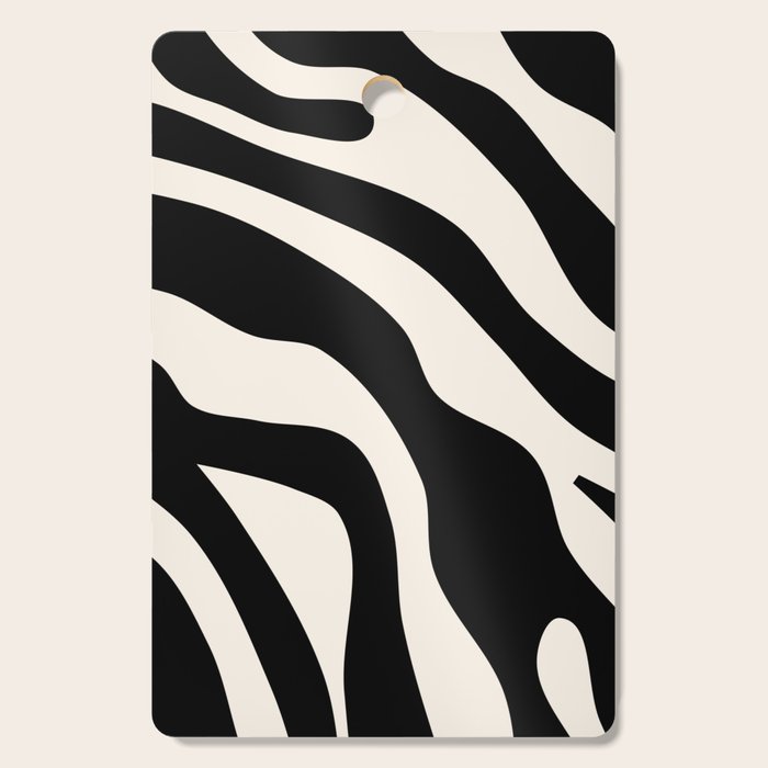Vintage Retro Abstract Black Cutting Board Gallery Image 1