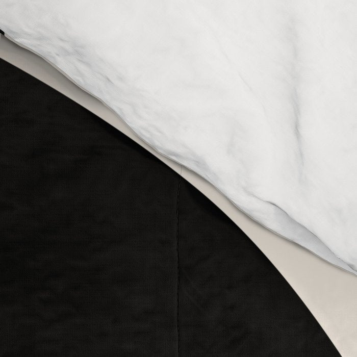 Vintage Retro Abstract Black Comforter Gallery Image 4