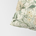 Shabby vintage ivory green rustic floral pattern Pillow Sham Gallery Image 4