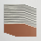 Burnt Orange x Stripes Wrapping Paper Gallery Image 3