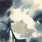 Ethereal Ink Flow Ginkgo Abstract Watercolor in Warm Neutrals and Deep Charcoal Coffee Mug Gallery Image 2