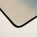 Ethereal Ink Flow Ginkgo Abstract Watercolor in Warm Neutrals and Deep Charcoal Desk Mat Gallery Image 4