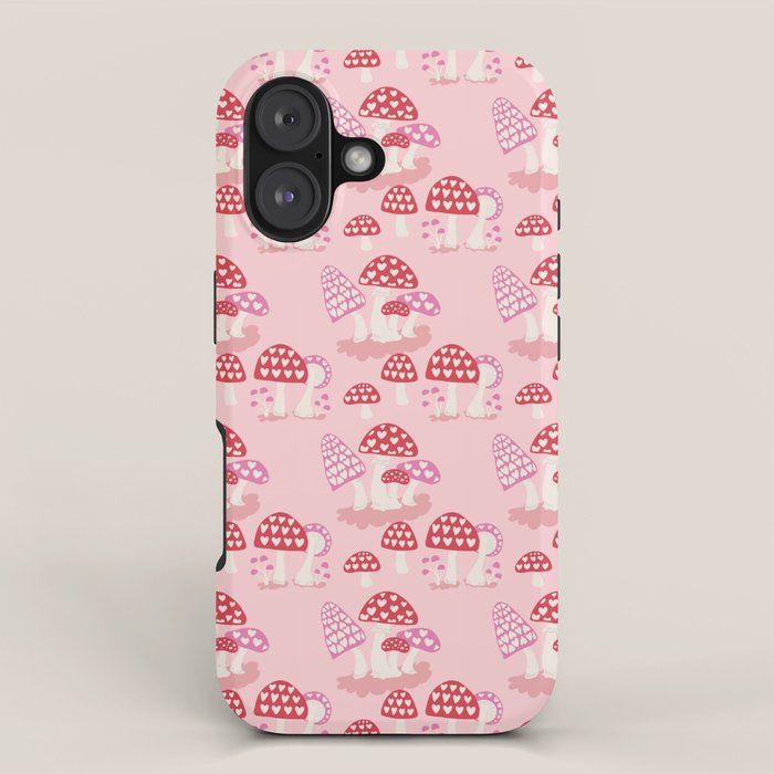 Valentine Mushrooms iPhone Case Gallery Image 1