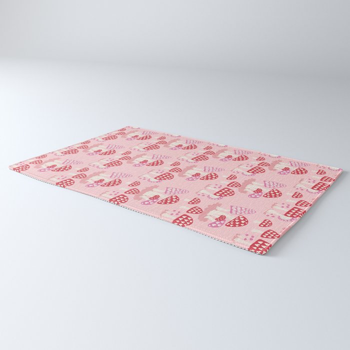 Valentine Mushrooms Rug Gallery Image 3