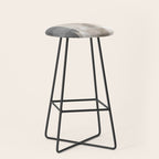 Grey and Beige Minimalist Geometric Abstract âBuilding Blocksâ Stool Gallery Image 1