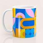 Colorful abstract geometric mosaic pattern Coffee Mug Gallery Image 3