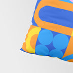 Colorful abstract geometric mosaic pattern Pillow Sham Gallery Image 4