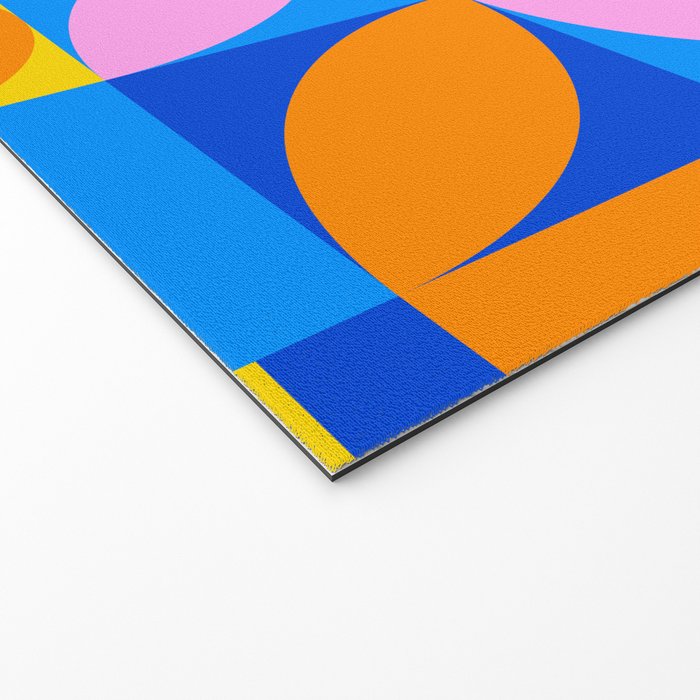 Colorful abstract geometric mosaic pattern Welcome Mat Gallery Image 2