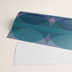 Abstraction_BLUE_LANDSCAPE_MOONLIGHT_NATURE_POP_ART_)521A Wrapping Paper Gallery Image 2