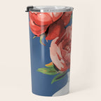 Vase of Flowers 2 Travel Mug Gallery Image 3