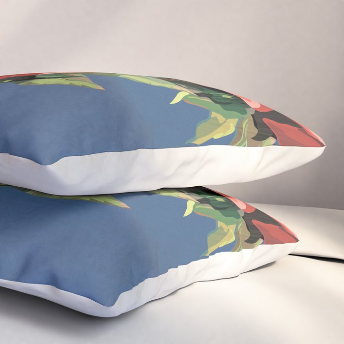 Vase of Flowers 2 Pillow Sham Gallery Image 3