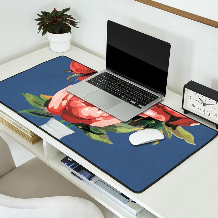 Vase of Flowers 2 Desk Mat Gallery Image 2