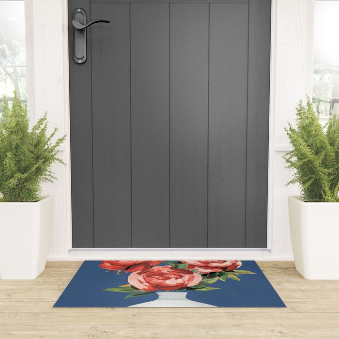 Vase of Flowers 2 Welcome Mat Gallery Image 3