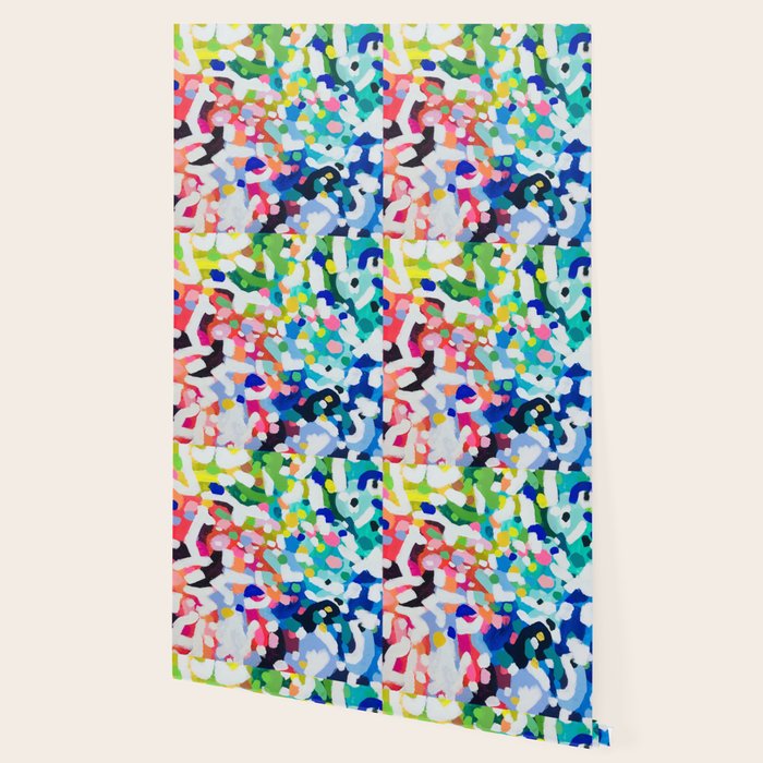 Rainbow Kaleidoscope by Ejaaz Haniff Colorful Art Abstract Painting Acrylic Painting Fun Shapes Pattern Wallpaper Gallery Image 2
