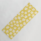 Daisies -- Yellow Yoga Mat Gallery Image 1