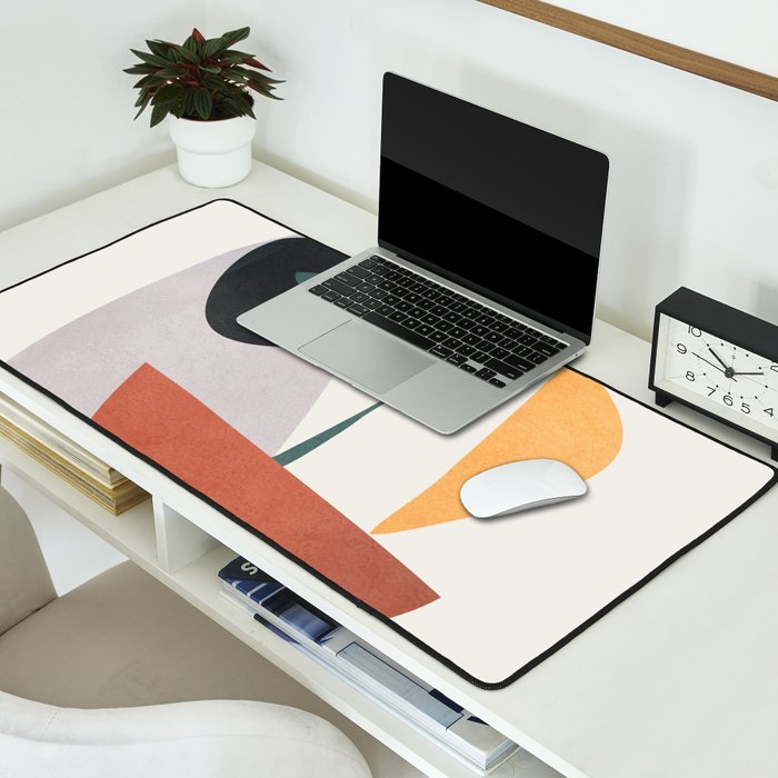Abstract Shapes No 23 Desk Mat Gallery Image 2