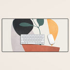 Abstract Shapes No 23 Desk Mat Gallery Image 1