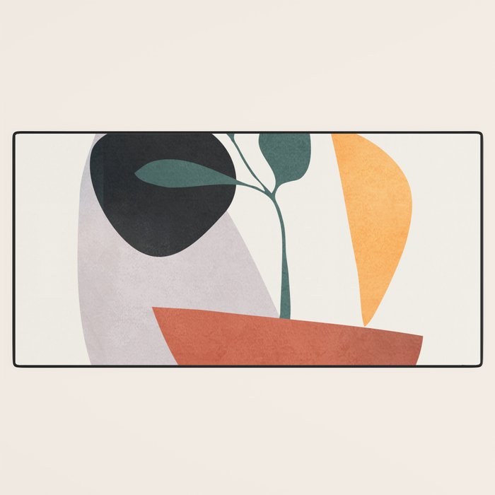 Abstract Shapes No 23 Desk Mat Gallery Image 3