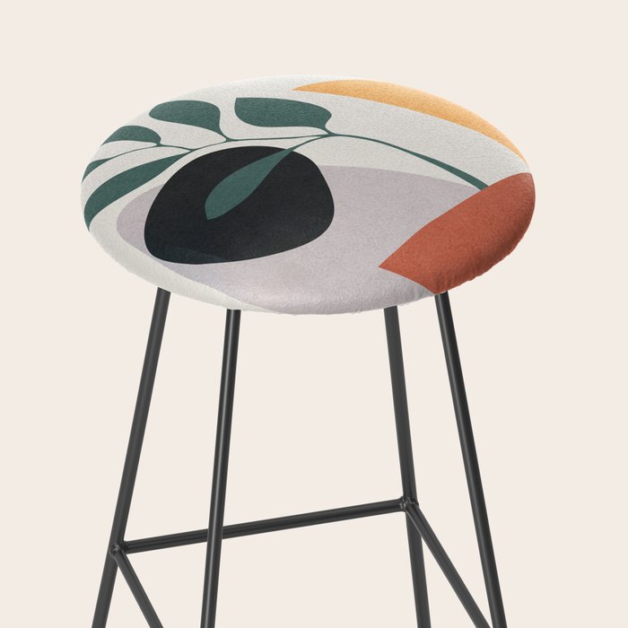 Abstract Shapes No 23 Stool Gallery Image 2
