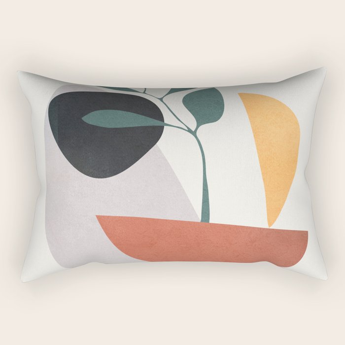 Abstract Shapes No 23 Rectangular Pillow Gallery Image 1