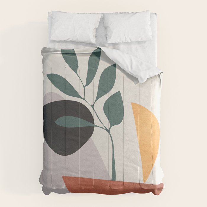 Abstract Shapes No 23 Comforter Gallery Image 6
