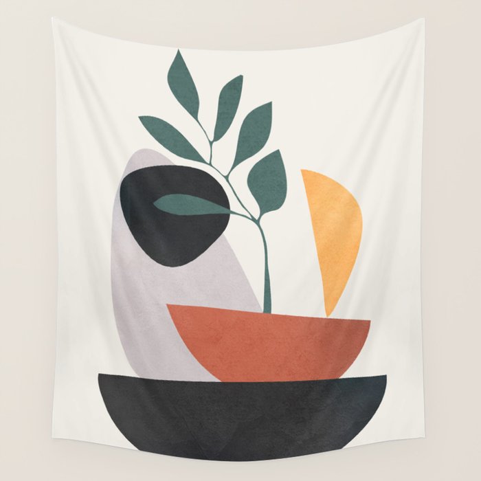 Abstract Shapes No 23 Wall Tapestry Gallery Image 4