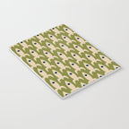 Space Age Rocket Ships - Atomic Age Mid-Century Modern Pattern in Mid Mod Beige and Olive Notebook Gallery Image 3