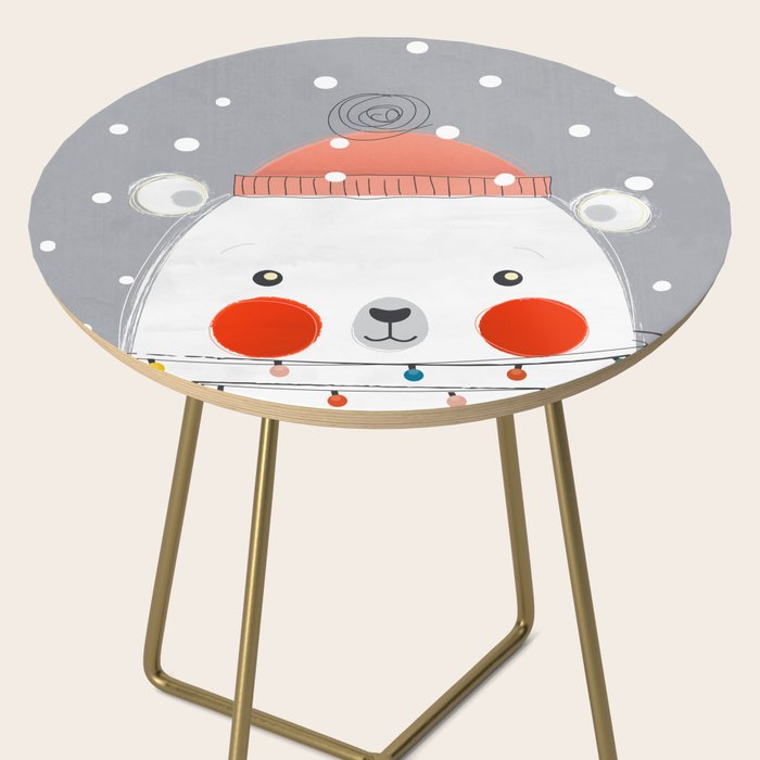 Christmas Polar Bear Side Table Gallery Image 2