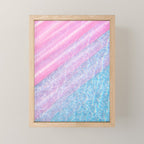 Soft Summer Light 1 - Pastel Pool Water Abstract Mini Art Print Gallery Image 1