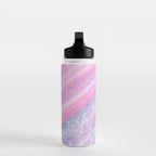 Soft Summer Light 1 - Pastel Pool Water Abstract Water Bottle Gallery Image 3