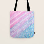 Soft Summer Light 1 - Pastel Pool Water Abstract Tote Bag Gallery Image 1