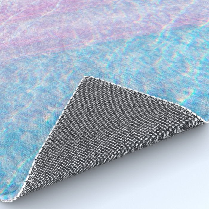 Soft Summer Light 1 - Pastel Pool Water Abstract Rug Gallery Image 4