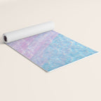 Soft Summer Light 1 - Pastel Pool Water Abstract Yoga Mat Gallery Image 2