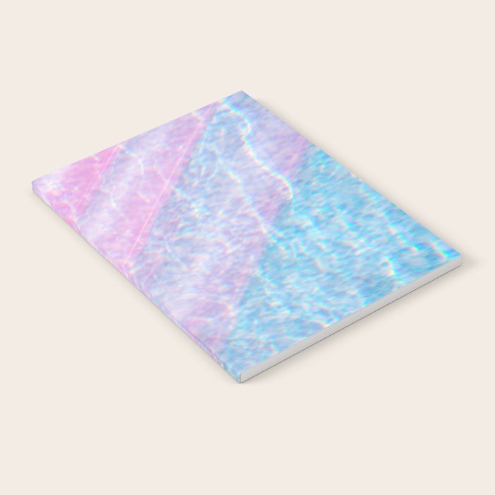 Soft Summer Light 1 - Pastel Pool Water Abstract Notebook Gallery Image 2