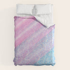 Soft Summer Light 1 - Pastel Pool Water Abstract Duvet Cover Gallery Image 6