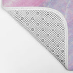 Soft Summer Light 1 - Pastel Pool Water Abstract Bath Mat Gallery Image 2