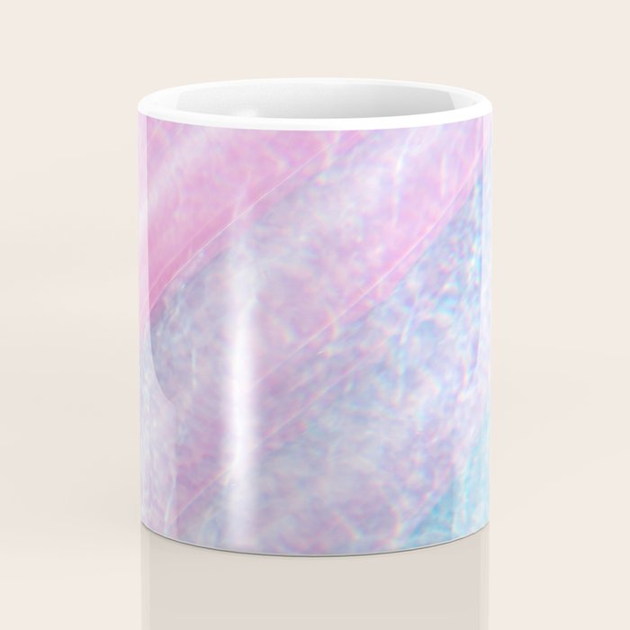 Soft Summer Light 1 - Pastel Pool Water Abstract Coffee Mug Gallery Image 4