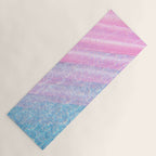 Soft Summer Light 1 - Pastel Pool Water Abstract Yoga Mat Gallery Image 1