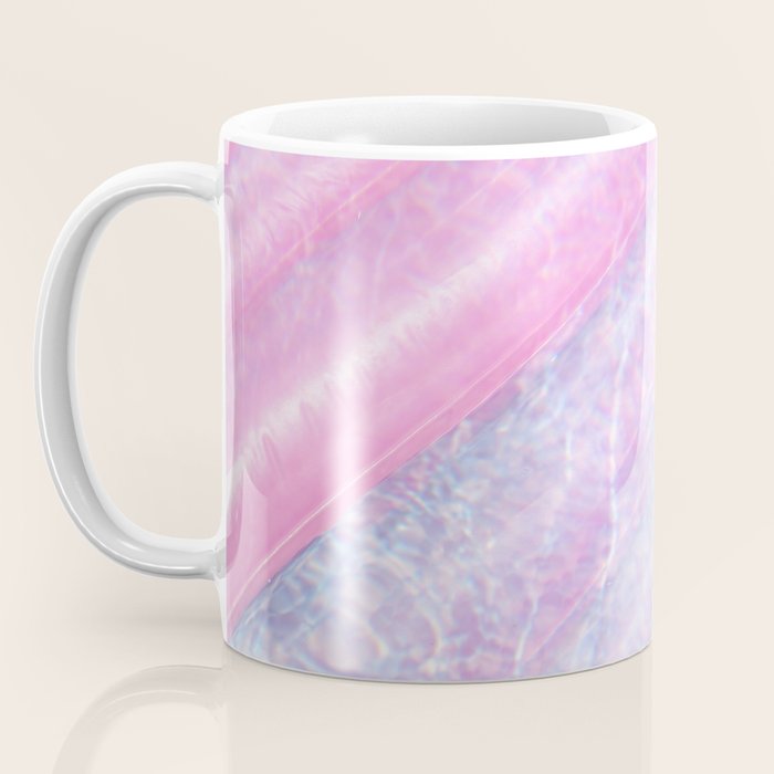 Soft Summer Light 1 - Pastel Pool Water Abstract Coffee Mug Gallery Image 3