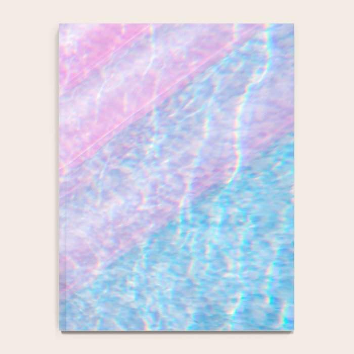 Soft Summer Light 1 - Pastel Pool Water Abstract Notebook Gallery Image 4