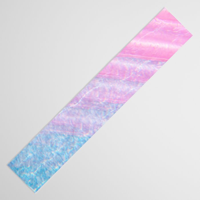 Soft Summer Light 1 - Pastel Pool Water Abstract Table Runner Gallery Image 3