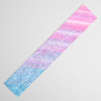 Soft Summer Light 1 - Pastel Pool Water Abstract Table Runner Gallery Image 3