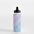 Soft Summer Light 1 - Pastel Pool Water Abstract Water Bottle Gallery Image 2